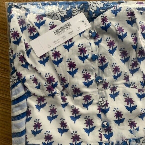 J.Crew Button-front maxi dress in mixed Print - Picture 6 of 9